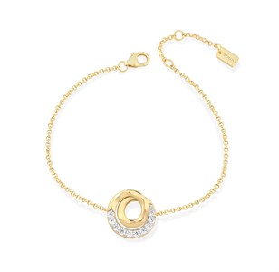 Bracciale Vortice con zirconi bianchi