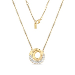 Collana Vortice con Zirconi Bianchi