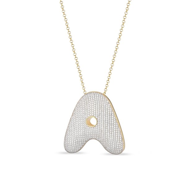 Collana Iniziale con Zirconi (Su Ordinazione)