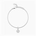 Bracciale con ciondolo quadrifoglio in pavé di Zirconi