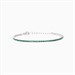 Bracciale tennis sottile in argento con smeraldi sintetici
