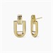 Orecchini in argento dorato