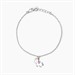 Bracciale in argento con ciondolo unicorno smaltato