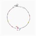 Bracciale da bambina in argento con catena e unicorno