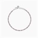 Bracciale bambina rosa in argento