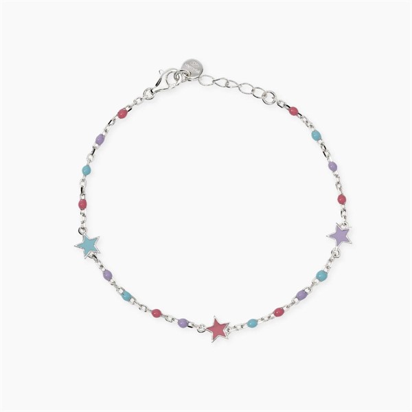 Bracciale baby multicolor con stelle