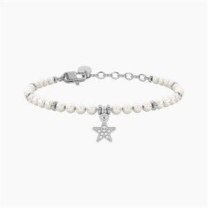 Bracciale perle con ciondolo stella