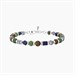 Bracciale uomo con pietre multicolor