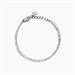 Bracciale tennis con cristalli bianchi