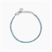 Bracciale tennis con cristalli azzurri