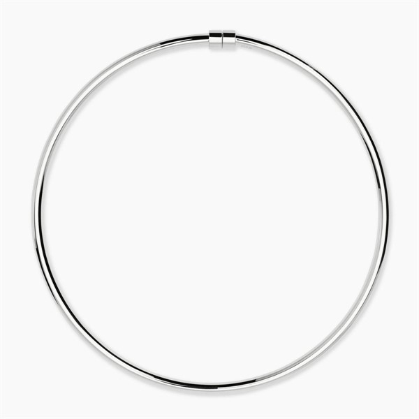 Collana girocollo dorata con chiusura magnetica