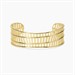 Bracciale cuff in dorato