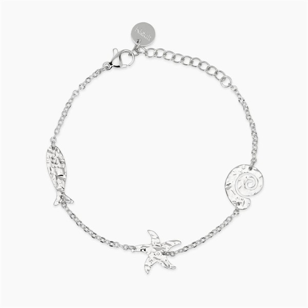 Bracciale con elementi marini