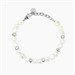 Bracciale in acciaio e perle conchiglia