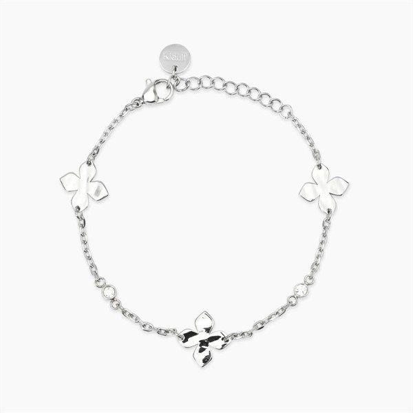 Bracciale regolabile con fiori