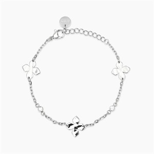 Bracciale regolabile con fiori