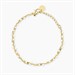 Bracciale dorato con perle conchiglia