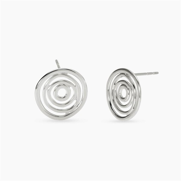 Orecchini vortice in acciaio
