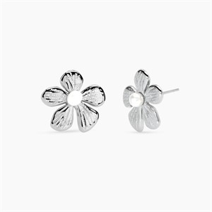 Orecchini fiore con perla conchiglia