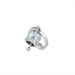 Anello con campanella portafortuna azzurra