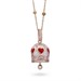 Collana Lunga Campanella con Smalto e Swarovski