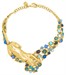 Collana panthère mirage bleu