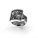 Anello argento brunito Inverno