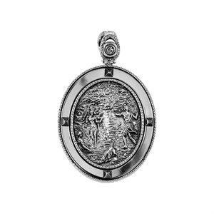 Ciondolo argento brunito Estate