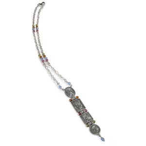 Collana quattro stagioni con zirconia sfaccettata