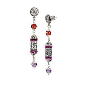 Orecchini con Lanterne e zirconia sfaccettata