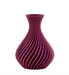 Vaso Spirale Viola Bicolor Grande