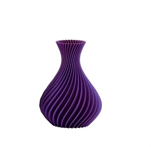 Vaso Spirale Viola Bicolor Piccolo