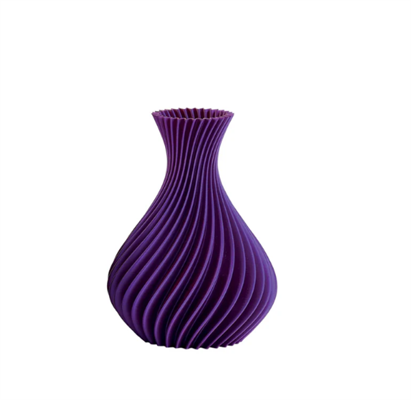 Vaso Spirale Viola Bicolor Piccolo