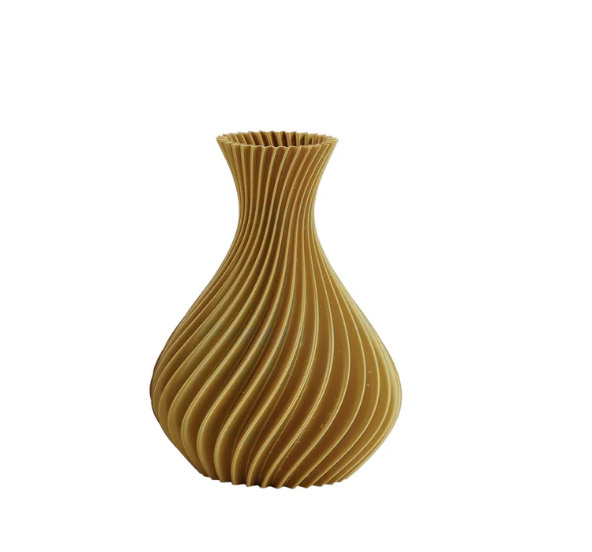 Vaso Spirale Oro Silver Piccolo