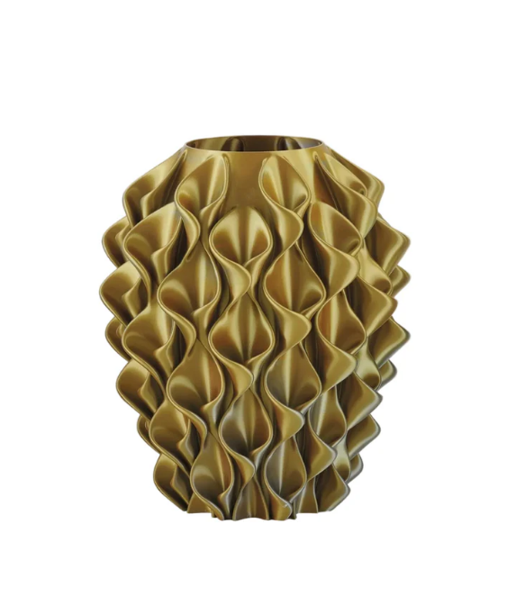 Vaso Fiore Oro Silver Grande