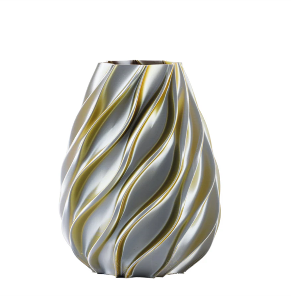 Vaso Twist Oro Silver Grande