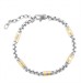 Bracciale con elementi dorati