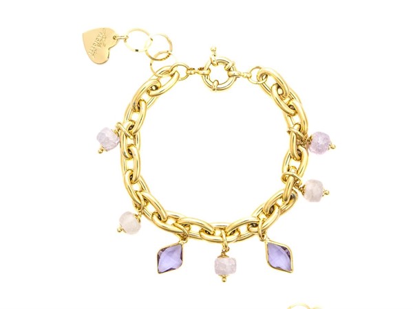 Bracciale a Catena con Pietre