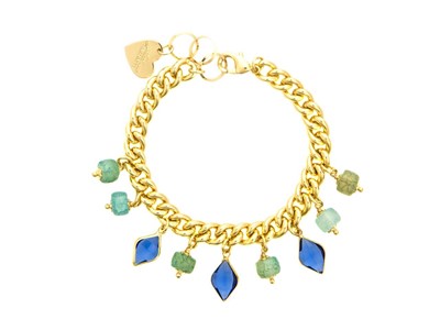 Bracciale a Catena con Pietre