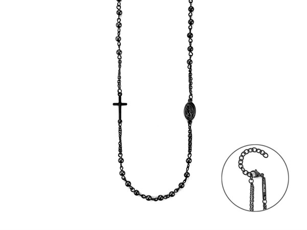 Collana Rosario in Acciaio 4US Cesare Paciotti