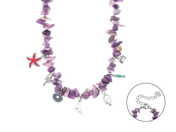 Collana Fantasia con Pietre