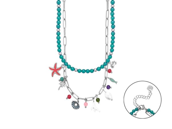 Collana Fantasia con Pietre