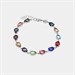 Bracciale in Argento con Cristalli Colorati