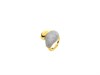 Anello Contrariè con Pavè Dorato
