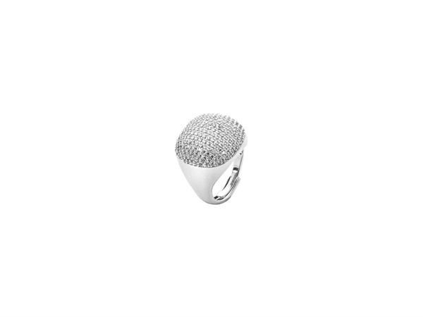 Anello Luxury con Pavè
