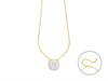 Collana Boule Dorata e Pavè