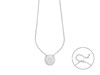 Collana Boule Argento e Pavè