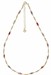 Collana Cristalli Grigi e Rossi