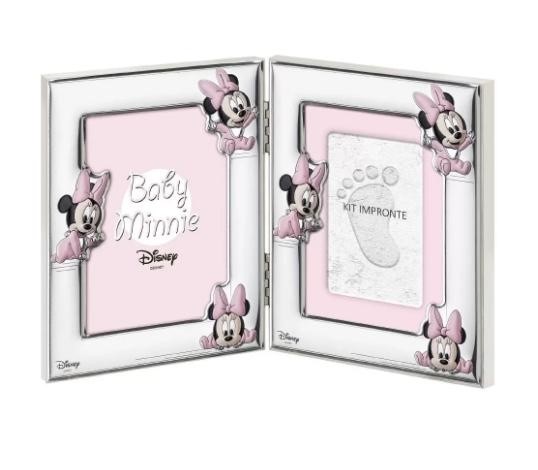 Cornice Portafoto Disney Minnie con Kit Calco Impronte