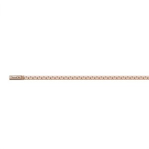 Bracciale morbido in argento rosato